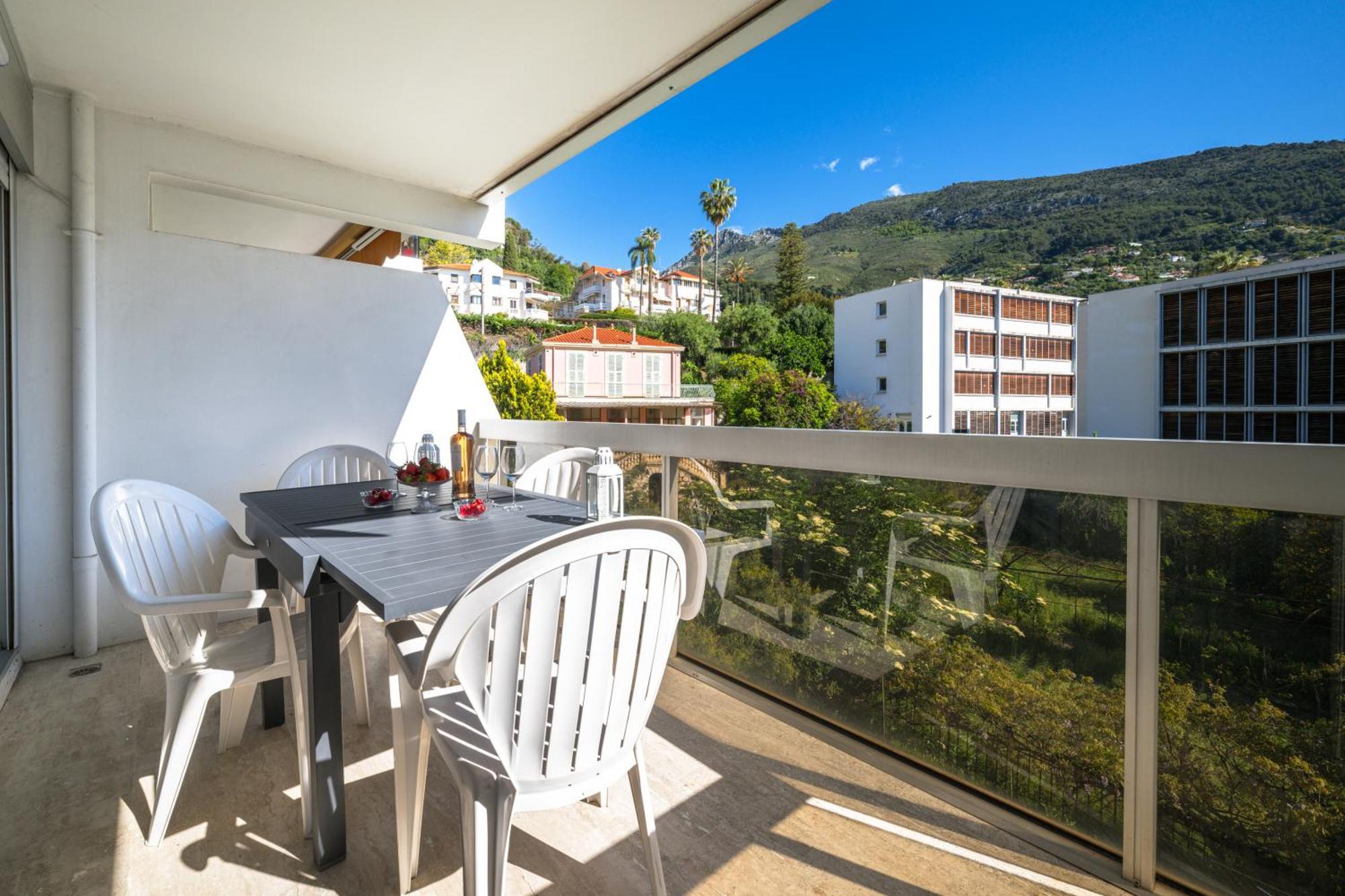 Le Rocamare - Piscine Toit Terrasse - Parking Prive - Terrasse Menton Exterior foto